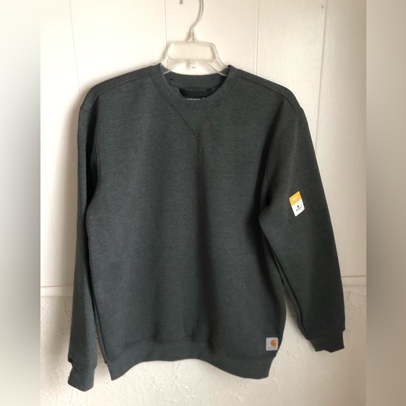 Carhartt Other - NWT! Carhartt Mens Loose fit Midweight Charcoal Gray Crew Neck Sweatshirt
